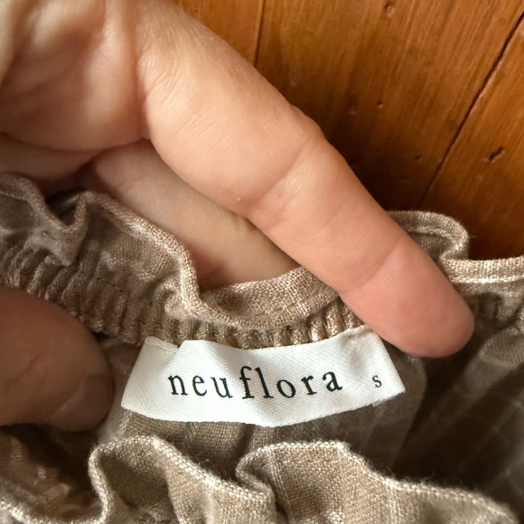 Neuflora Monaco Dress in Tan - Picture 2 of 7